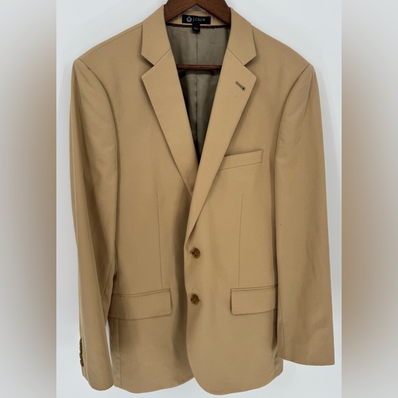 J. Crew Men's Y2K Two Button Blazer Suit Aldridge Jacket - Picture 1 of 11